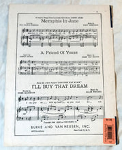 Load image into Gallery viewer, I&#39;ll Buy That Dream Sing Your Way Home Jack Haley Sheet Music 1945 - TulipStuff
