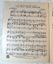 Load image into Gallery viewer, I&#39;ll Buy That Dream Sing Your Way Home Jack Haley Sheet Music 1945 - TulipStuff
