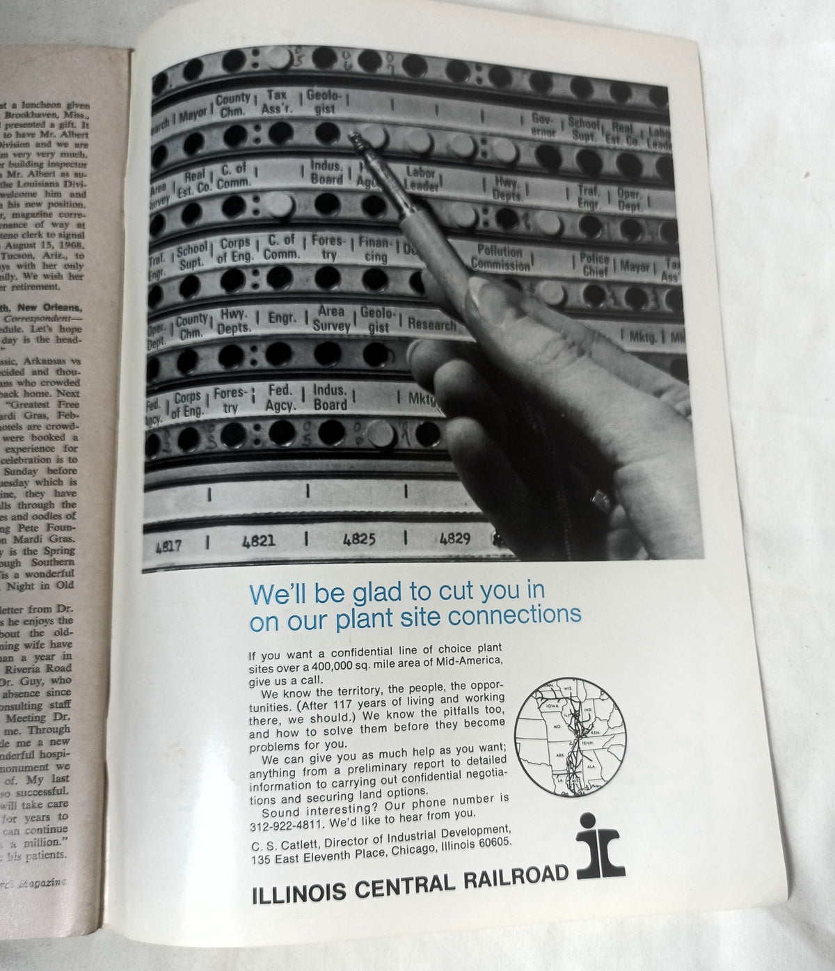 Illinois Central Magazine February 1969 IC Railroad Employees News Monthly - TulipStuff