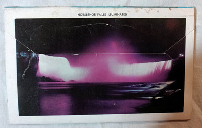 Illuminated Niagara Falls Kodachrome Camera Views Souvenir Folder 1960 - TulipStuff