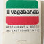 Il Vagabondo Restaurant & Bocce 62nd St Manhattan NYC Matchbook 1980's - TulipStuff