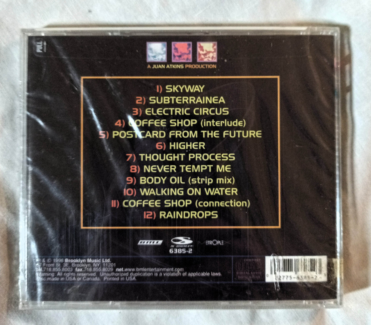 Infiniti Skynet Juan Atkins Techno Album CD X-Sight 1998 - TulipStuff