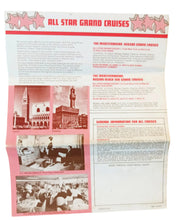 Load image into Gallery viewer, Italian Line 1970-71 All Star Cruises To The Mediterranean Brochure - TulipStuff
