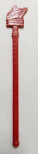 Load image into Gallery viewer, Italian Line Italia Navigazione Swizzle Stick Drink Stirrer 1950&#39;s Red - TulipStuff
