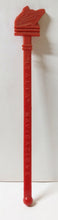 Load image into Gallery viewer, Italian Line Italia Navigazione Swizzle Stick Drink Stirrer 1950&#39;s Red - TulipStuff
