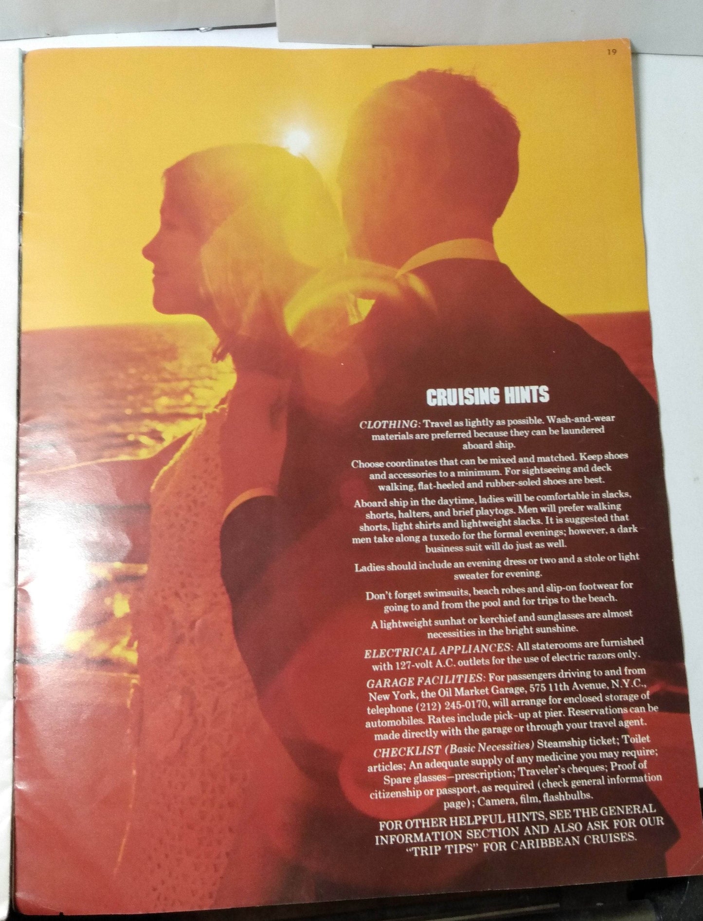 Italian Line 1974 Caribbean Cruises Brochure Michelangelo Raffaello - TulipStuff