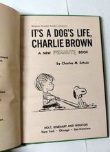 Load image into Gallery viewer, It&#39;s A Dog&#39;s Life Charlie Brown Peanuts Charles M Schulz Hardcover 1962 - TulipStuff
