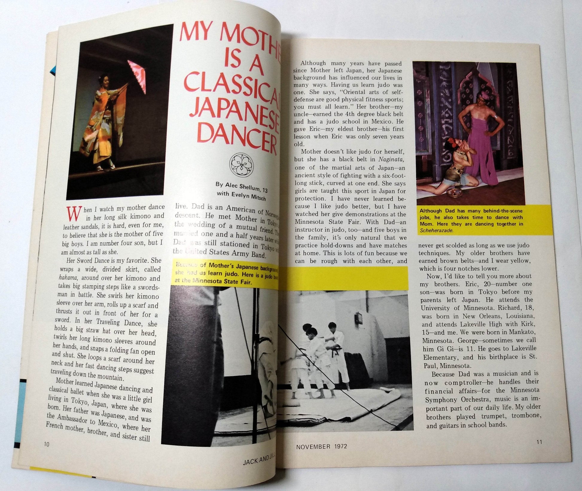 Jack and Jill Magazine Thangsgiving Issue November 1972 Manchester Bob - TulipStuff