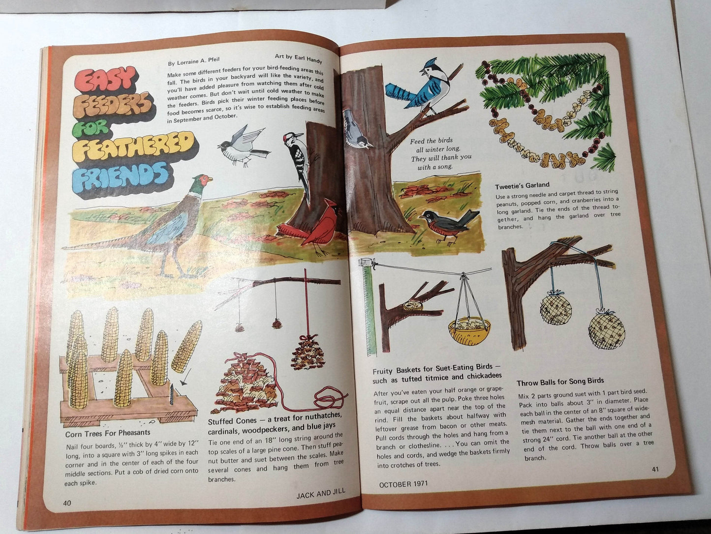 Jack and Jill Magazine Halloween Issue October 1971 Linotype Machines - TulipStuff