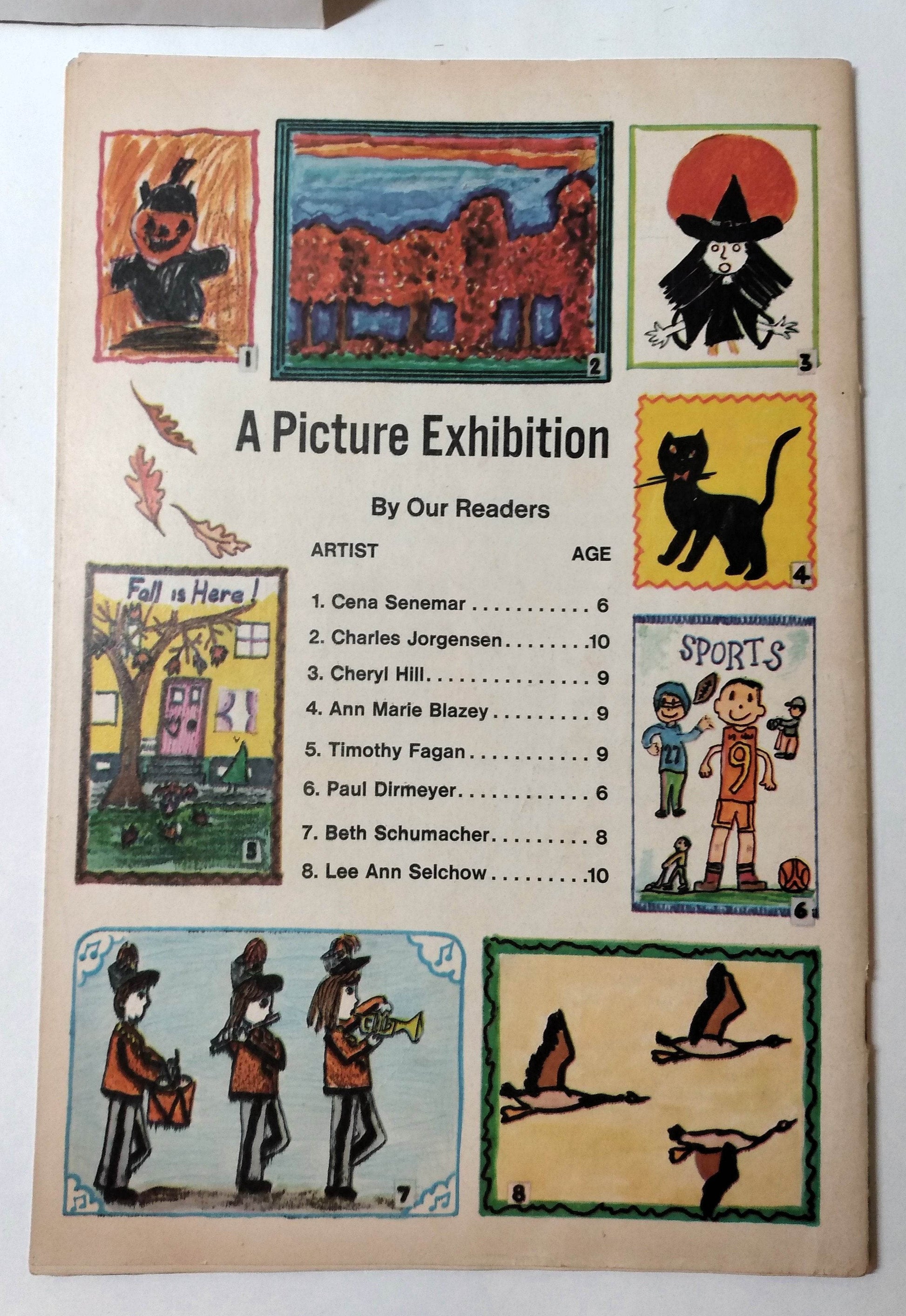 Jack and Jill Magazine Halloween Issue October 1971 Linotype Machines - TulipStuff