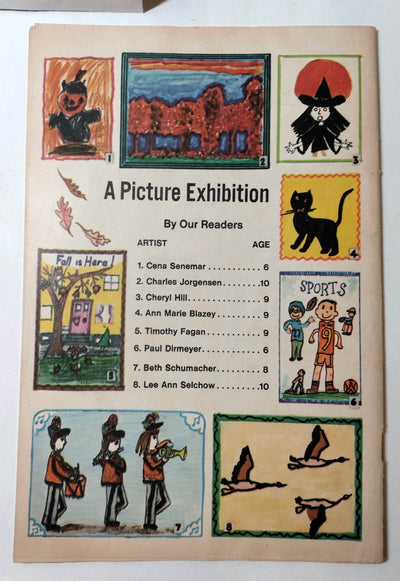 Jack and Jill Magazine Halloween Issue October 1971 Linotype Machines - TulipStuff