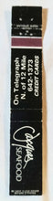 Load image into Gallery viewer, Jacques Seafood Telegraph Rd Bingham Farms Matchbook Cover 1980&#39;s - TulipStuff

