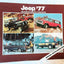 Jeep 1977 Auto Show Edition Brochure CJ-7 Pickup Cherokee Renegade - TulipStuff