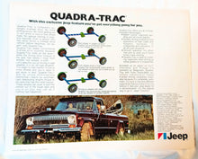 Load image into Gallery viewer, Jeep 1977 Auto Show Edition Brochure CJ-7 Pickup Cherokee Renegade - TulipStuff

