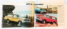 Load image into Gallery viewer, Jeep 1977 Auto Show Edition Brochure CJ-7 Pickup Cherokee Renegade - TulipStuff
