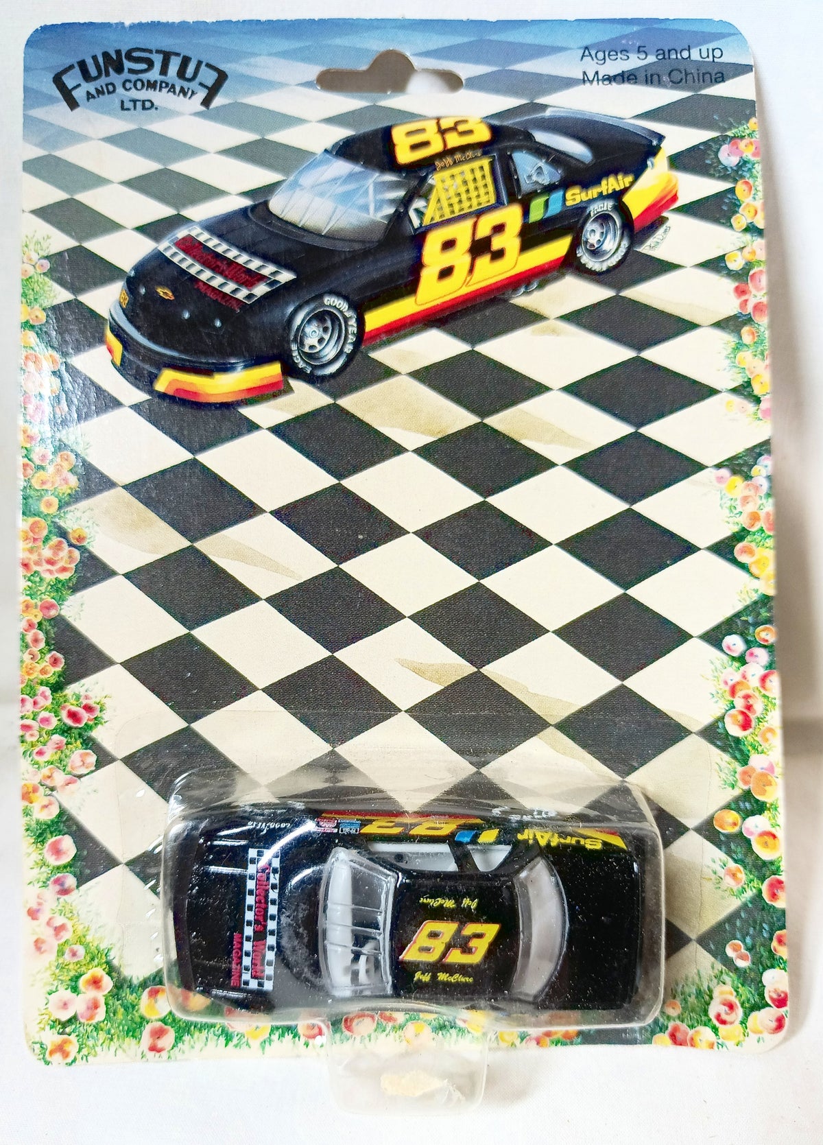 Funstuf Jeff McClure #83 Collectors World SurfAir Oldsmobile 1992 - TulipStuff