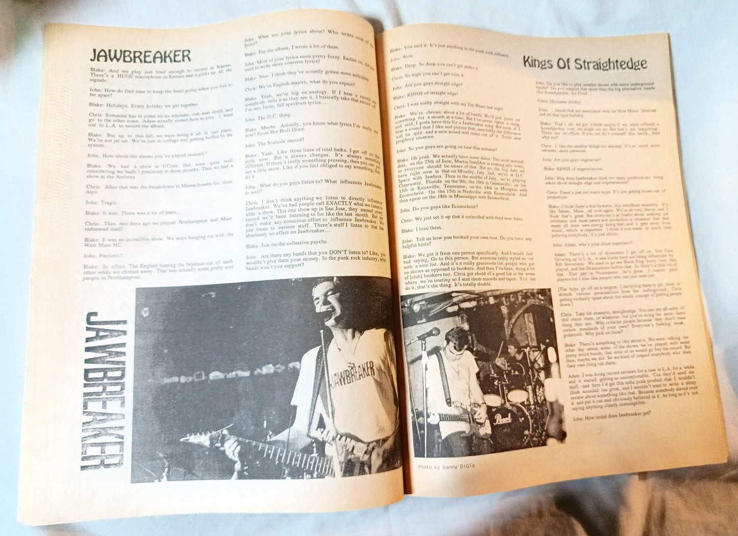 Jersey Beat #40 Summer 1990 Punk Fanzine Jawbreaker ABC No Rio A.O.D. - TulipStuff