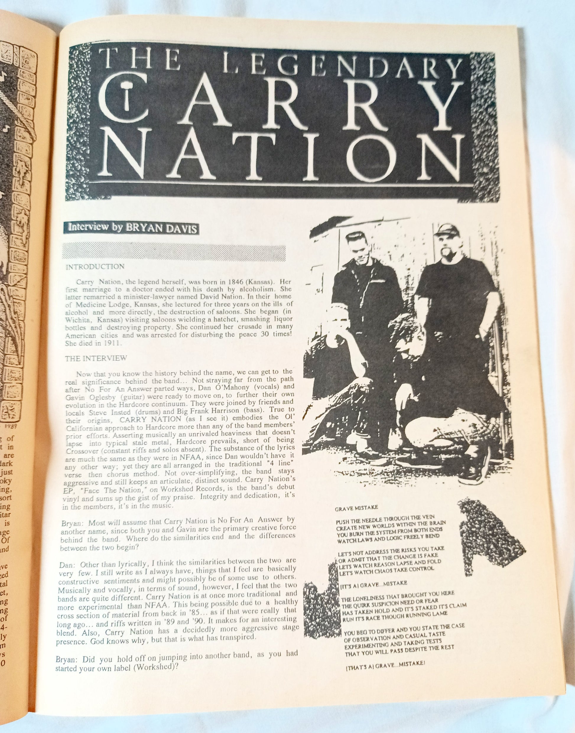 Jersey Beat #40 Summer 1990 Punk Fanzine Jawbreaker ABC No Rio A.O.D. - TulipStuff