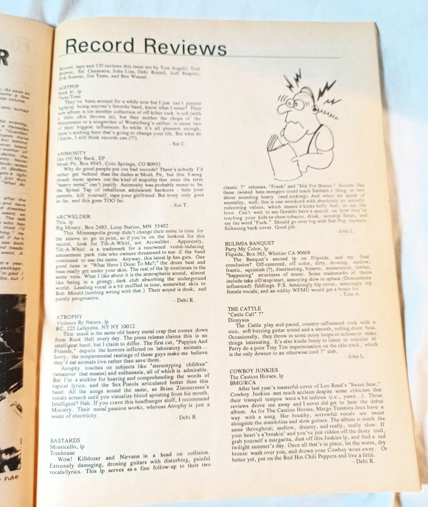 Jersey Beat #40 Summer 1990 Punk Fanzine Jawbreaker ABC No Rio A.O.D. - TulipStuff