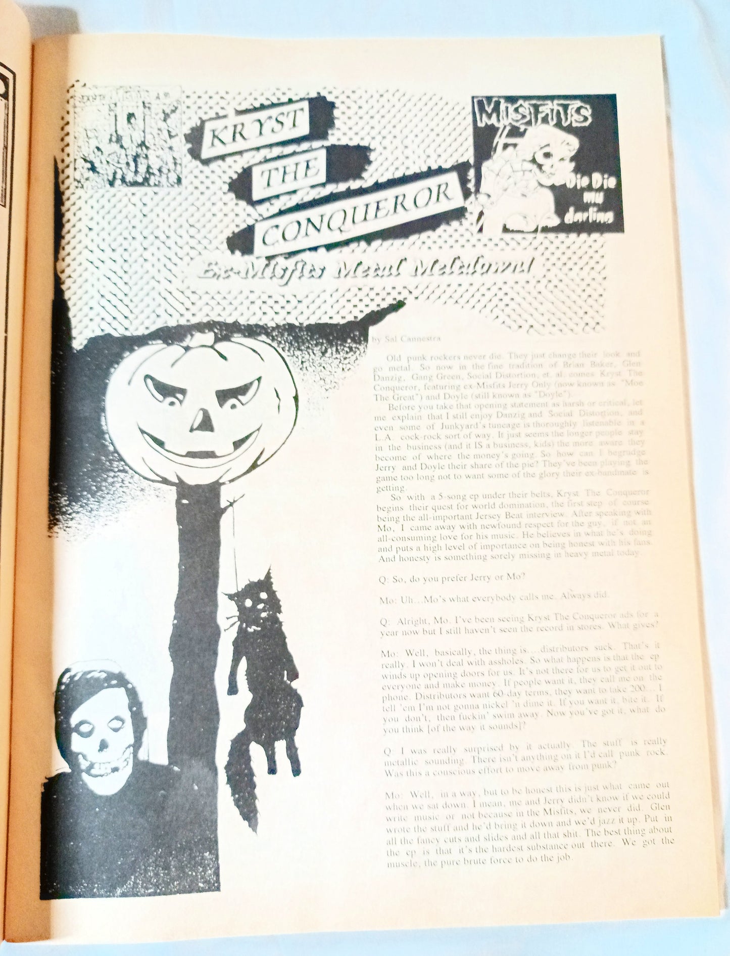 Jersey Beat #40 Summer 1990 Punk Fanzine Jawbreaker ABC No Rio A.O.D. - TulipStuff