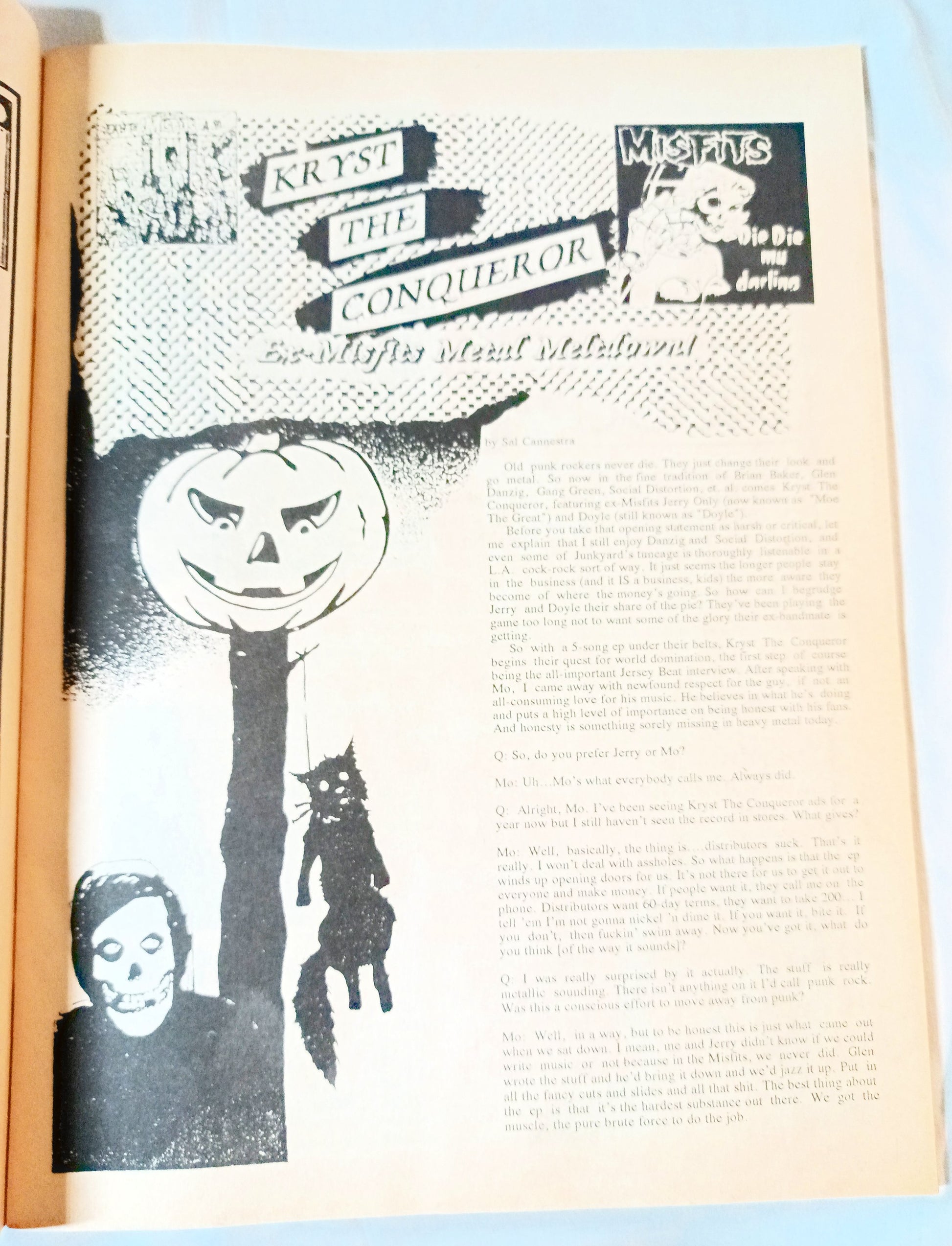 Jersey Beat #40 Summer 1990 Punk Fanzine Jawbreaker ABC No Rio A.O.D. - TulipStuff