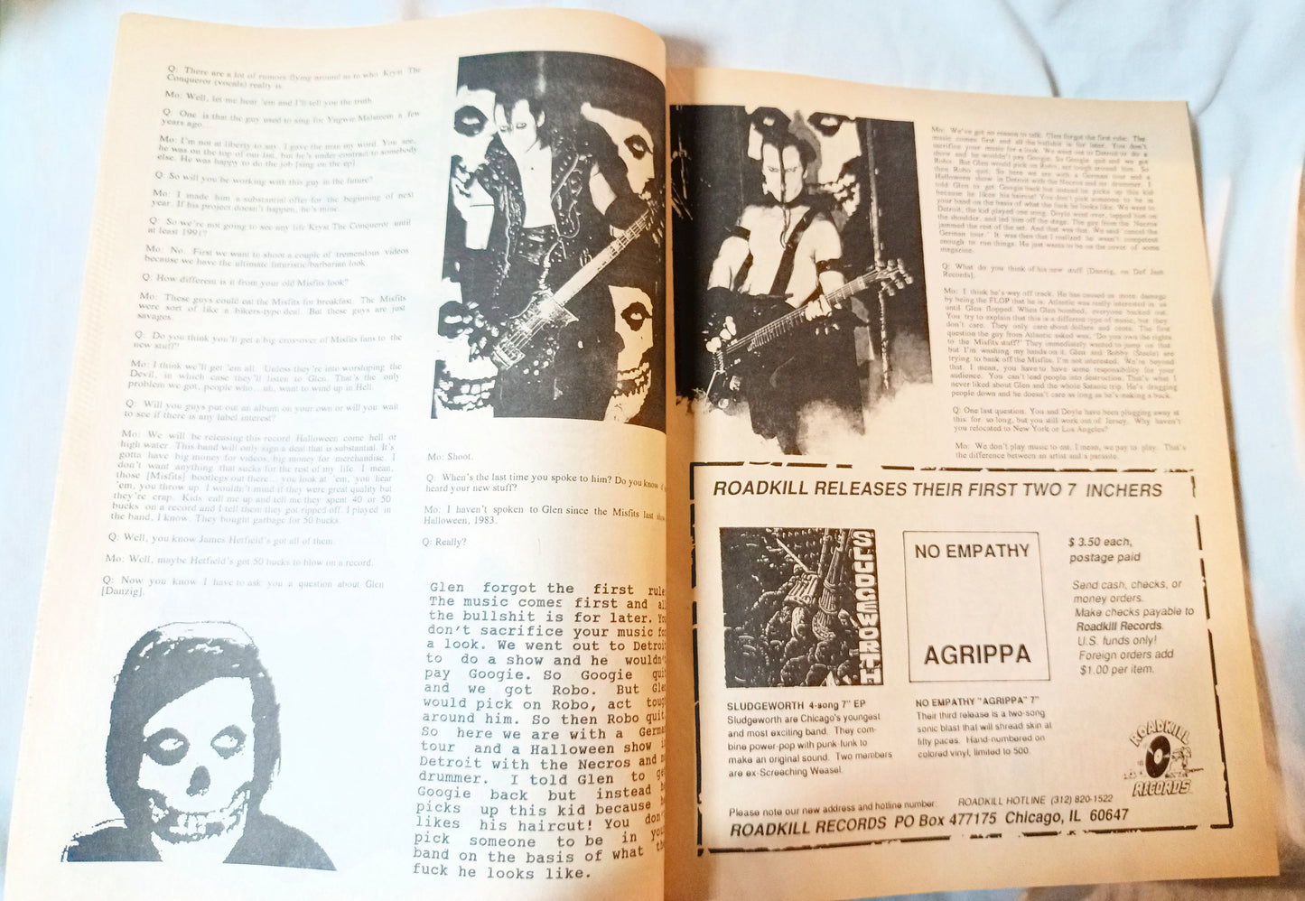 Jersey Beat #40 Summer 1990 Punk Fanzine Jawbreaker ABC No Rio A.O.D. - TulipStuff