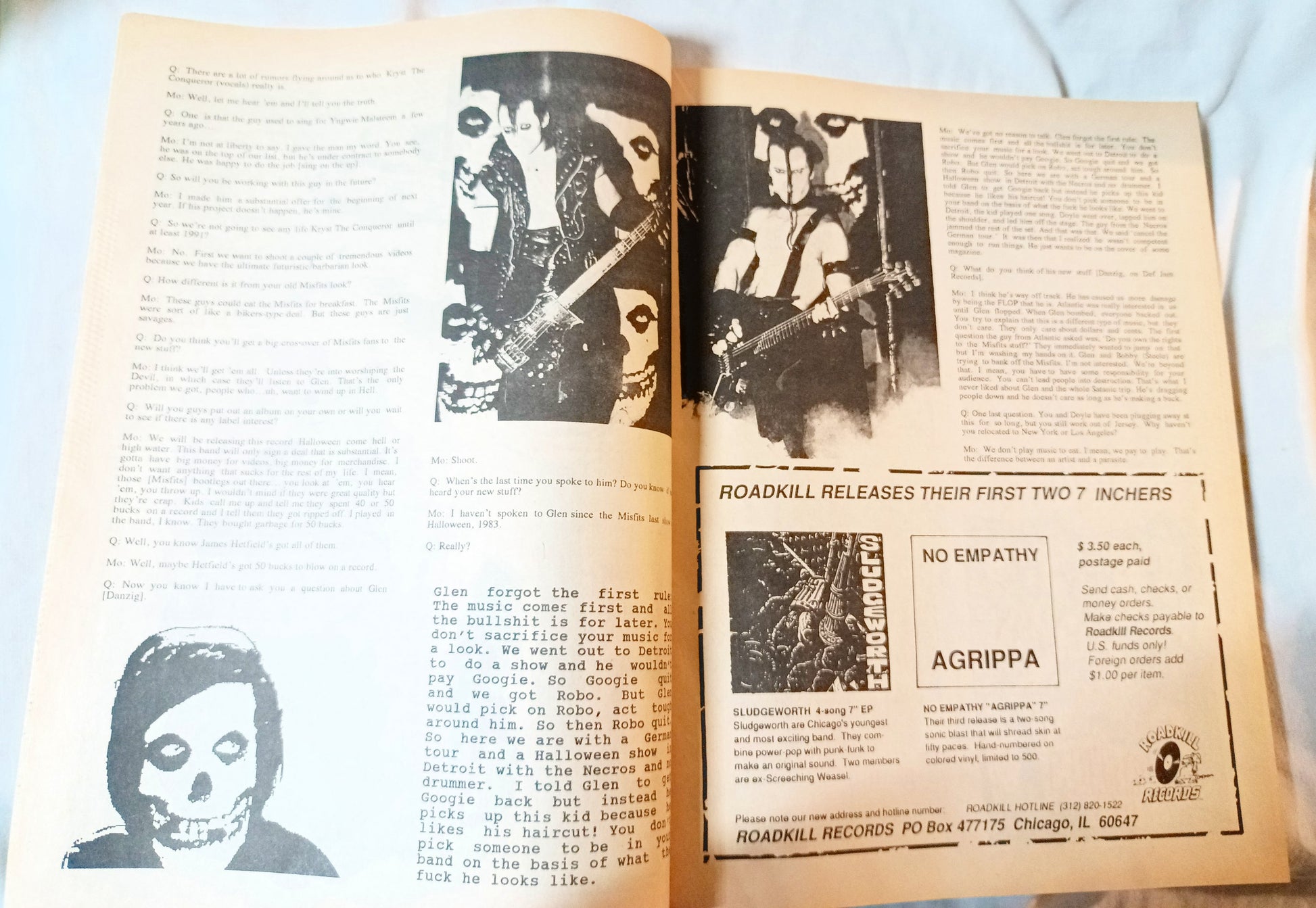 Jersey Beat #40 Summer 1990 Punk Fanzine Jawbreaker ABC No Rio A.O.D. - TulipStuff