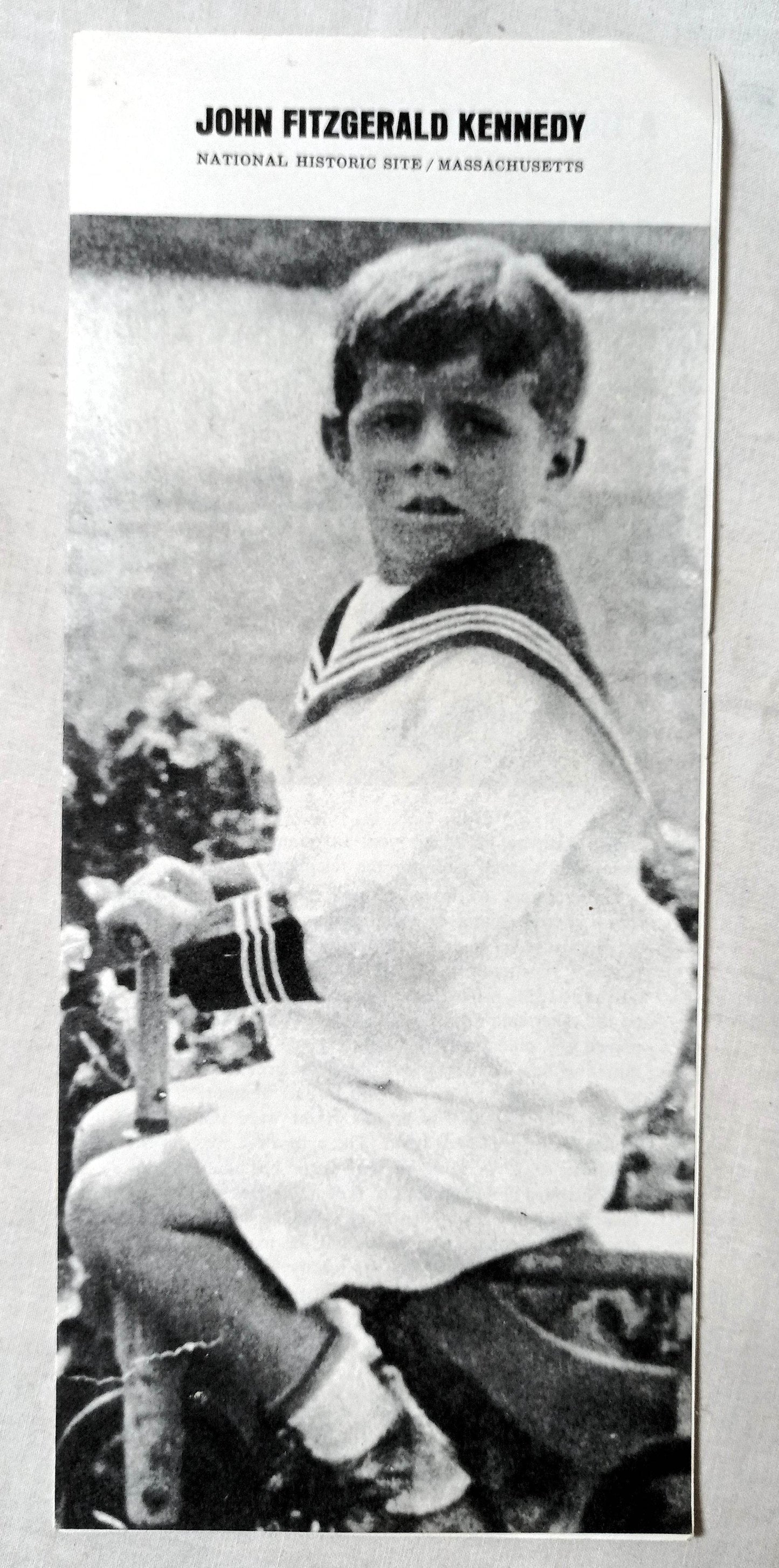 John Fitzgerald Kennedy National Historic Site Brookline Brochure 1973 - TulipStuff