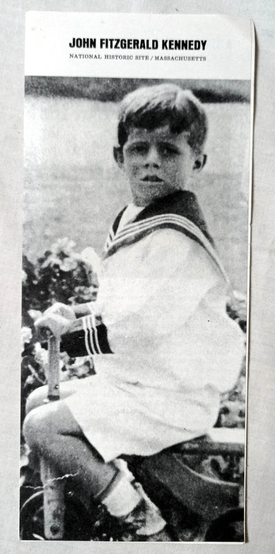 John Fitzgerald Kennedy National Historic Site Brookline Brochure 1973 - TulipStuff