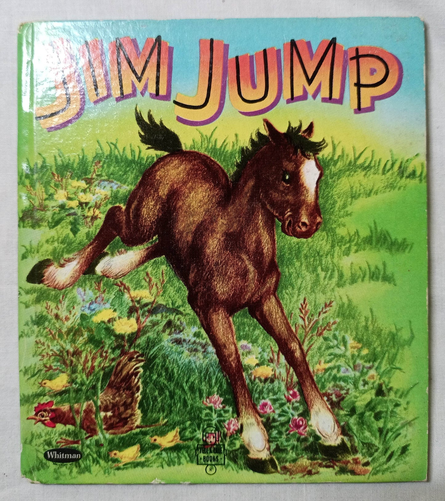 Jim Jump by Betty Ren Wright Tell-A-Tale Books Hardcover Whitman 1954 - TulipStuff