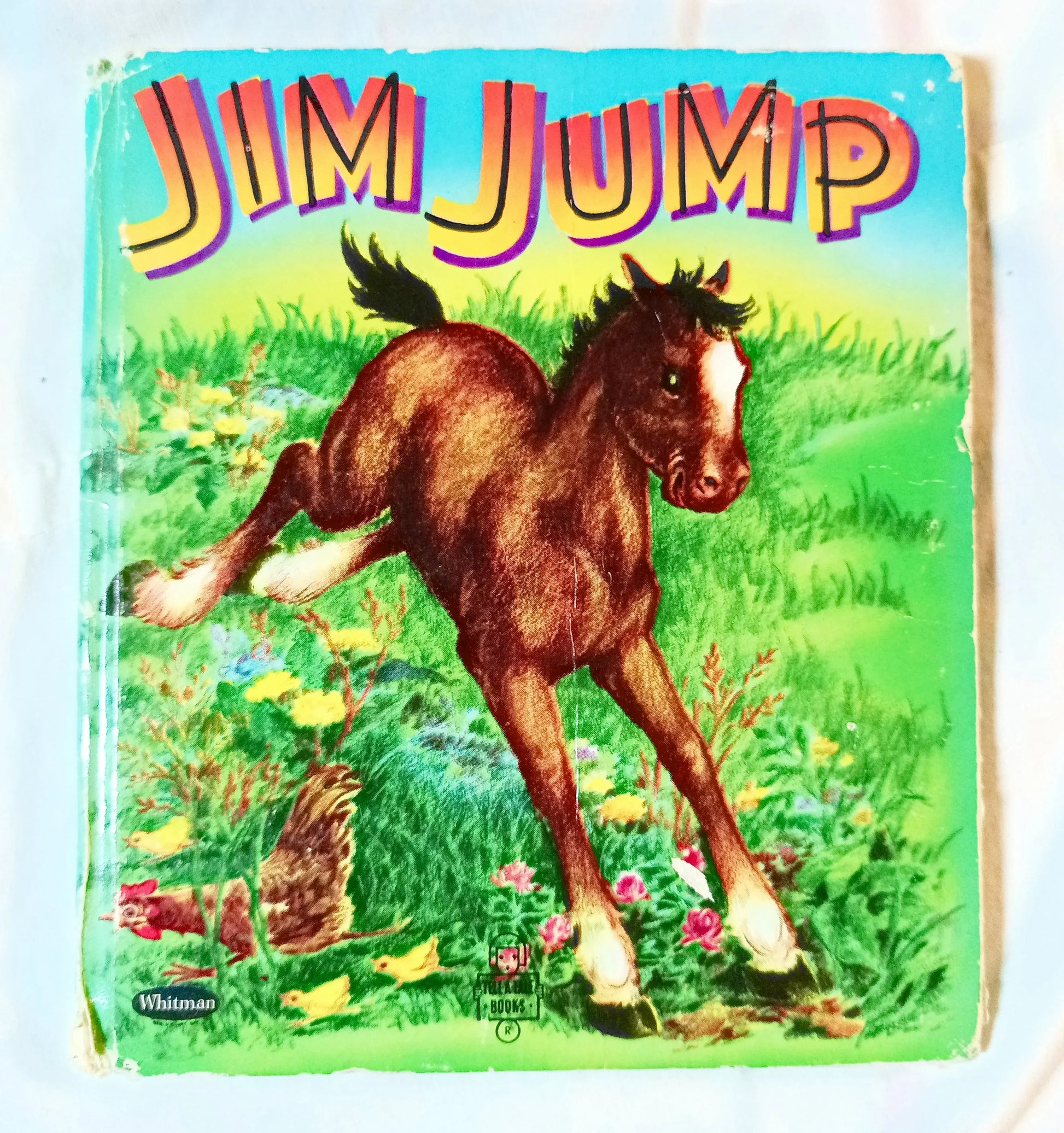 Jim Jump by Betty Ren Wright Tell-A-Tale Books Hardcover Whitman 1954 - TulipStuff