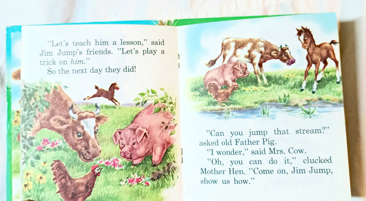 Jim Jump by Betty Ren Wright Tell-A-Tale Books Hardcover Whitman 1954 - TulipStuff