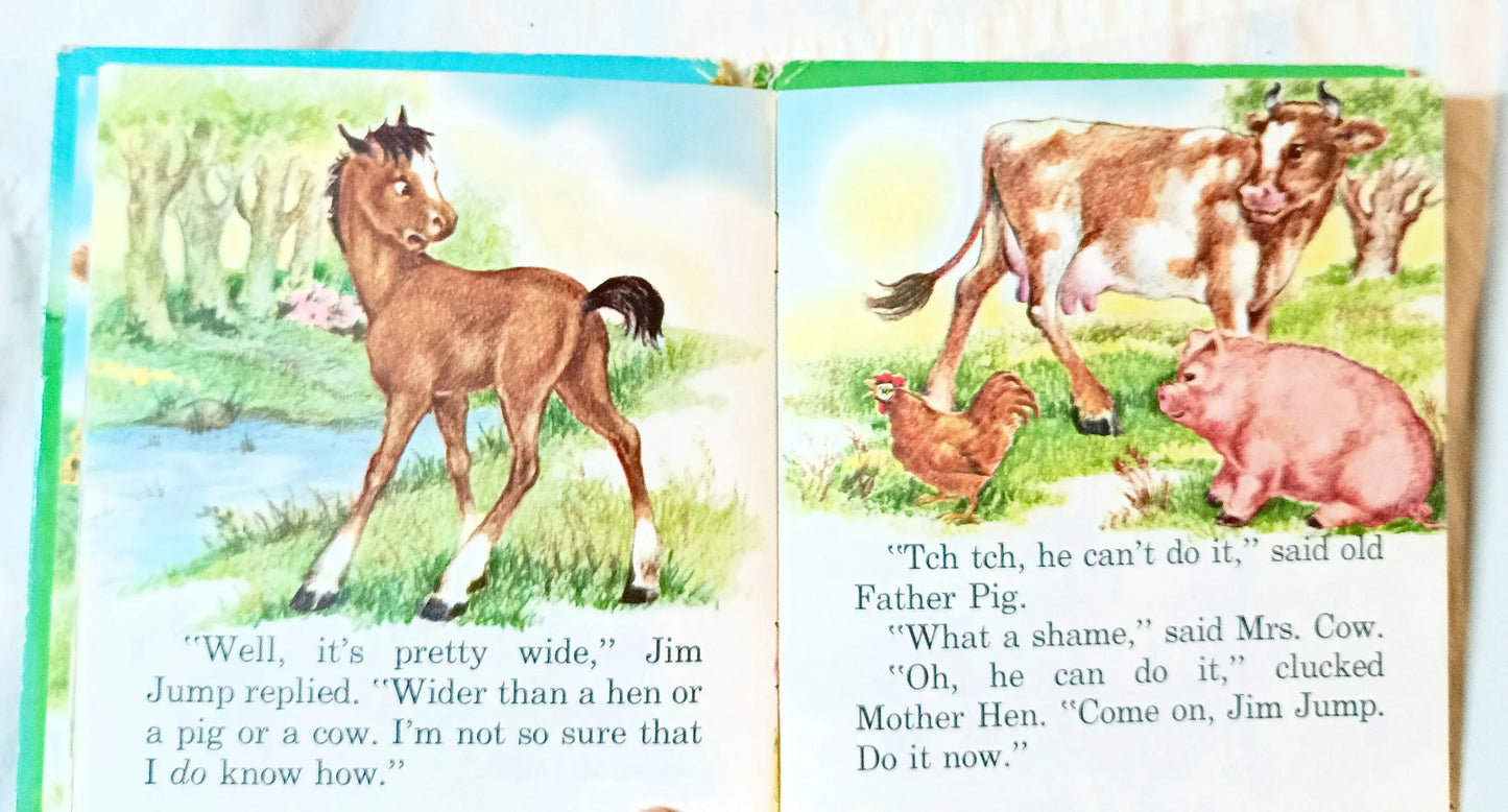 Jim Jump by Betty Ren Wright Tell-A-Tale Books Hardcover Whitman 1954 - TulipStuff