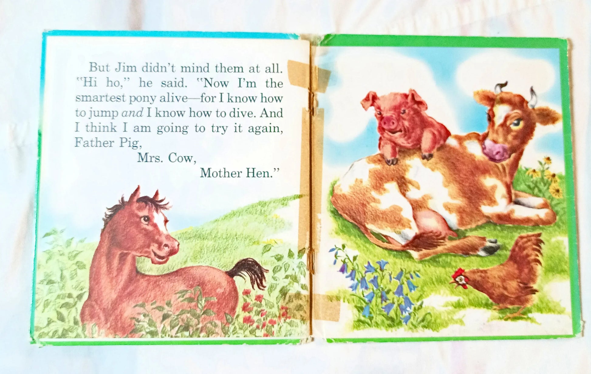 Jim Jump by Betty Ren Wright Tell-A-Tale Books Hardcover Whitman 1954 - TulipStuff