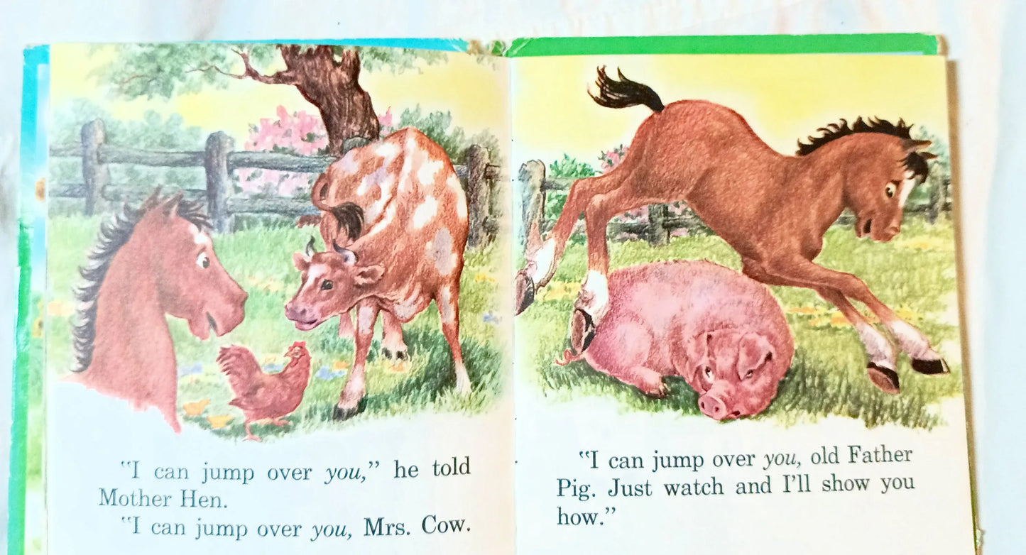 Jim Jump by Betty Ren Wright Tell-A-Tale Books Hardcover Whitman 1954 - TulipStuff