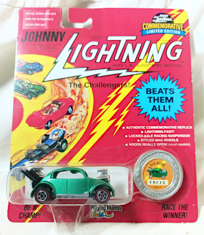 Johnny Lightning Commemorative Ltd Ed Bug Bomb 1993 Green Series A - TulipStuff