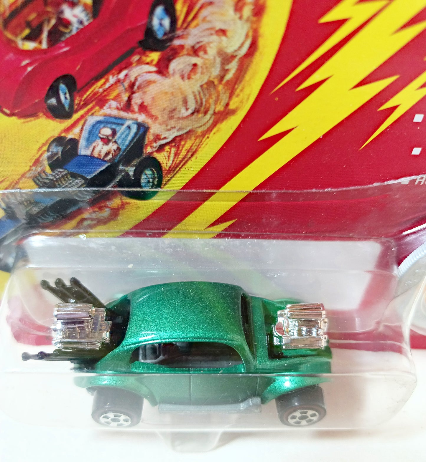 Johnny Lightning Commemorative Ltd Ed Bug Bomb 1993 Green Series A - TulipStuff
