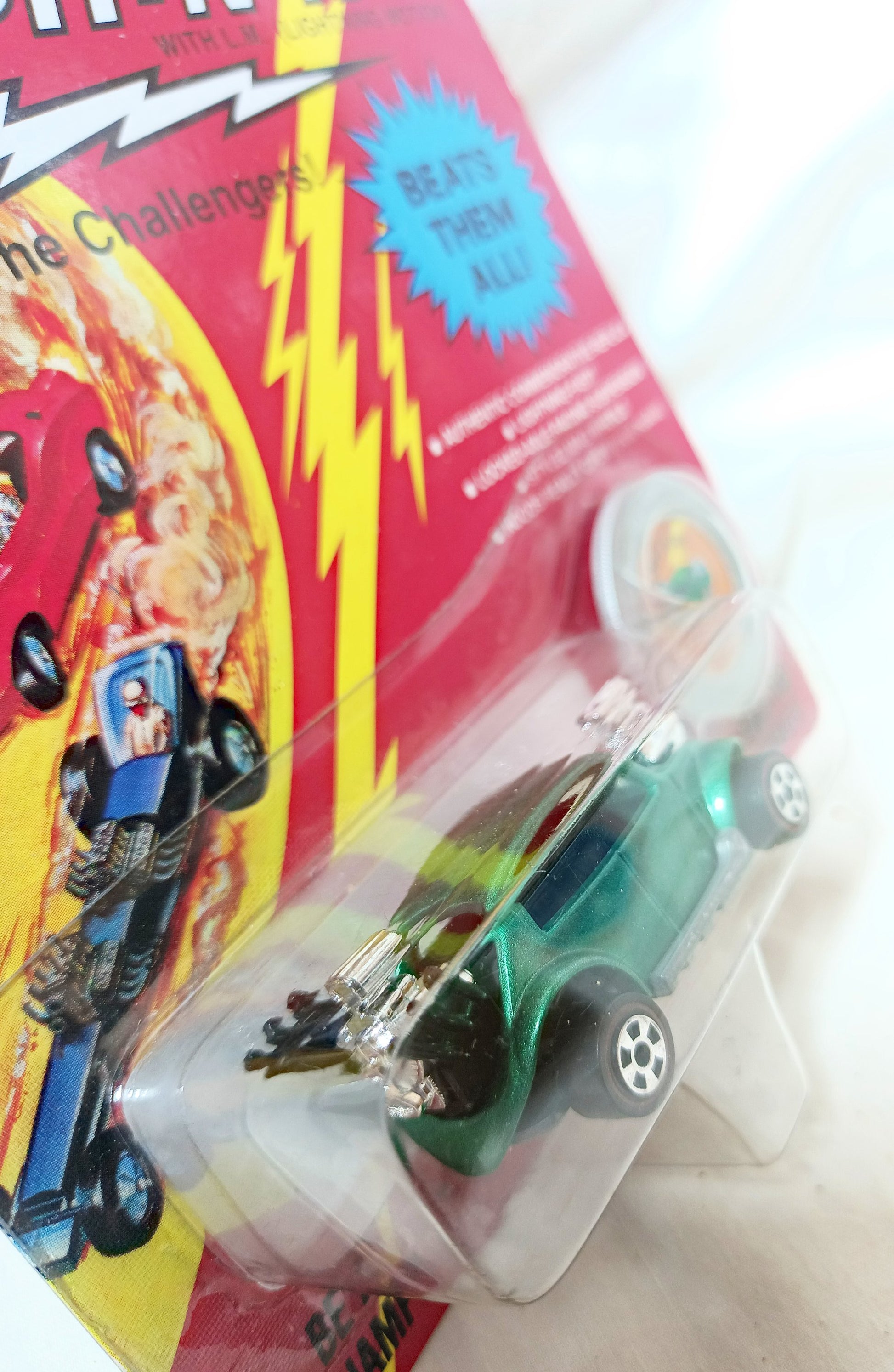 Johnny Lightning Commemorative Ltd Ed Bug Bomb 1993 Green Series A - TulipStuff
