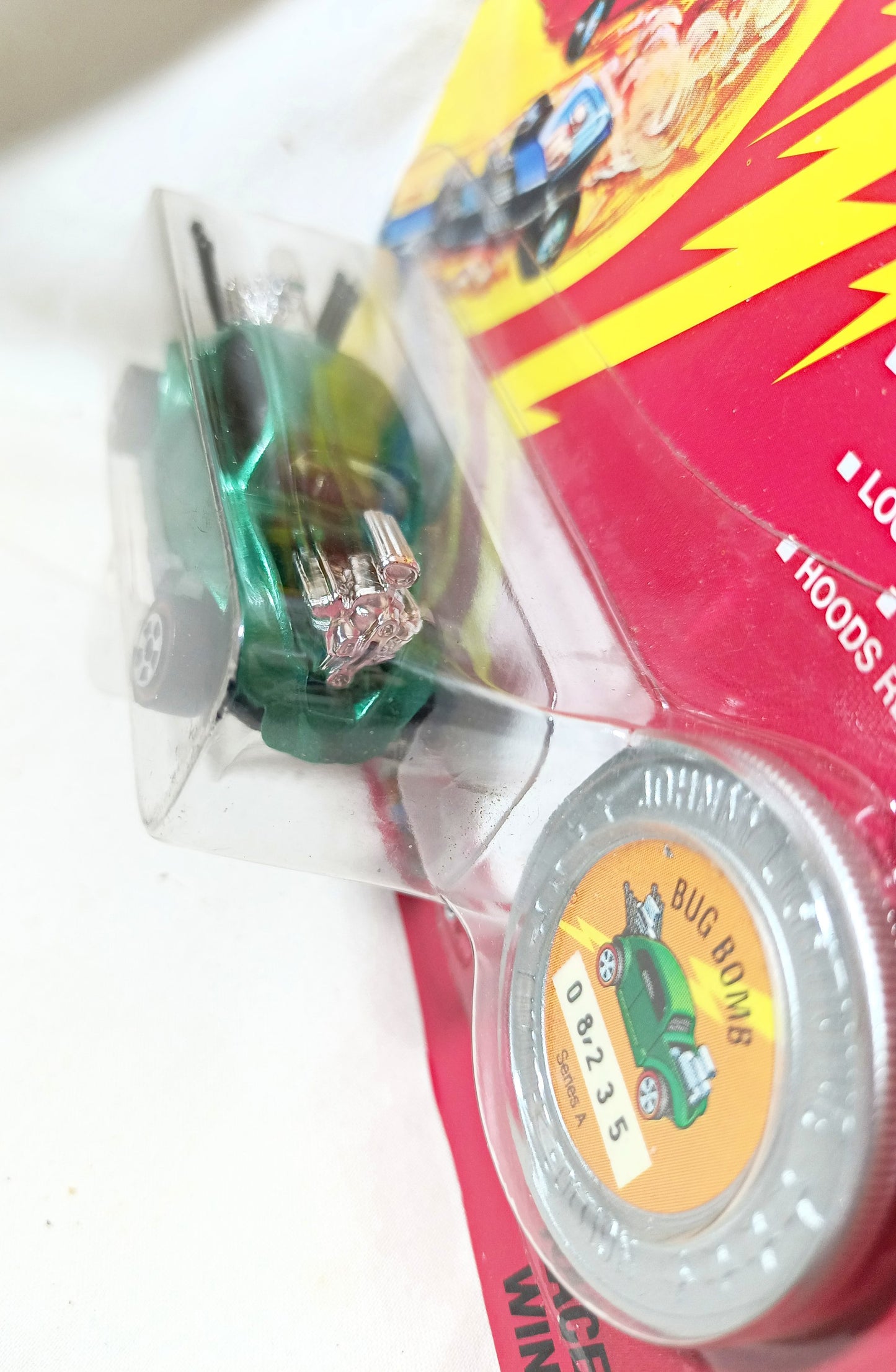 Johnny Lightning Commemorative Ltd Ed Bug Bomb 1993 Green Series A - TulipStuff