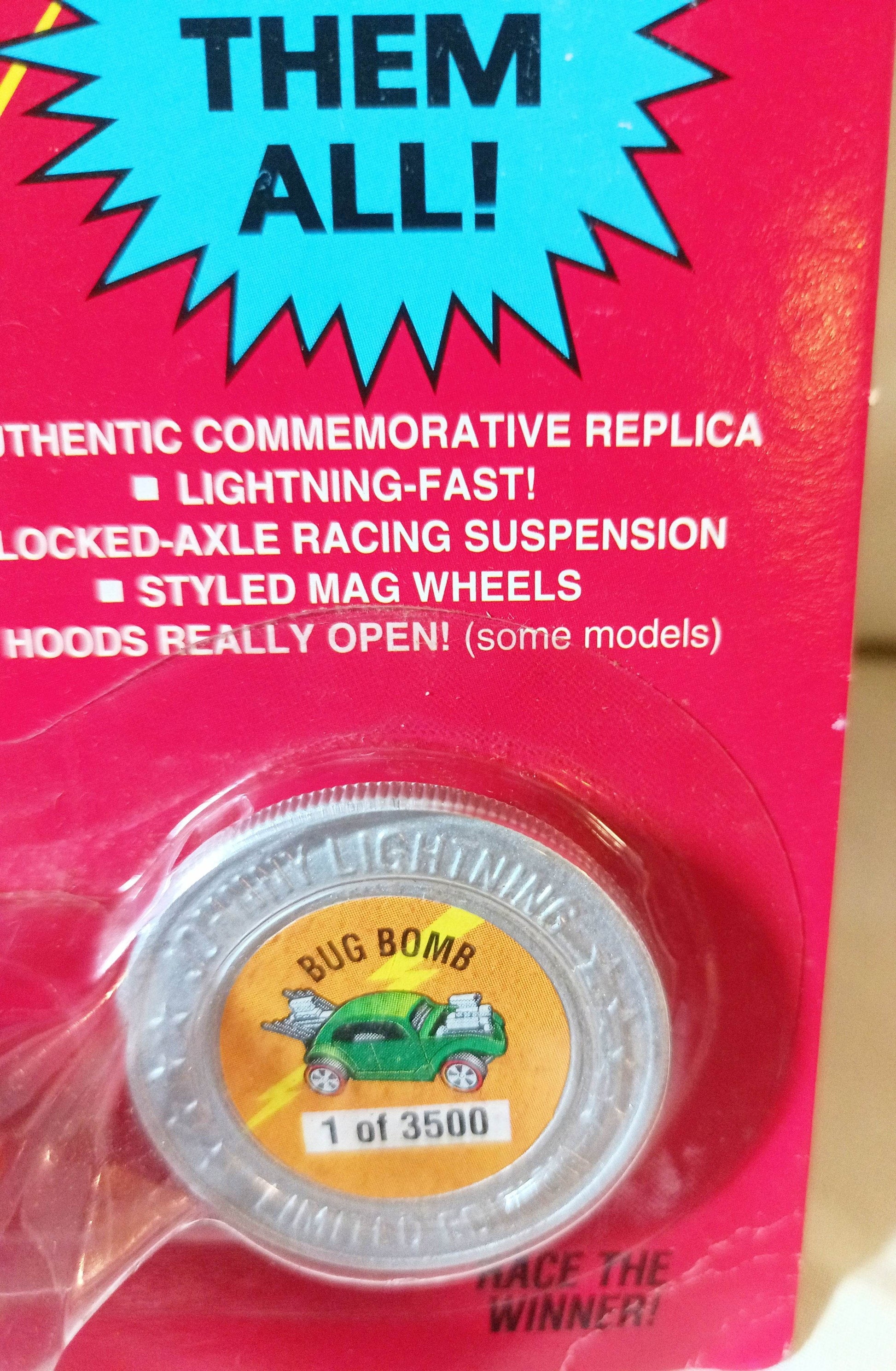 Johnny Lightning Commemorative Bug Bomb 1996 Seattle Toy Show Ltd Ed - TulipStuff