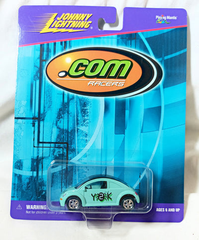 Johnny Lightning Dot Com Racers Y2K Bug VW Concept One Blue - TulipStuff