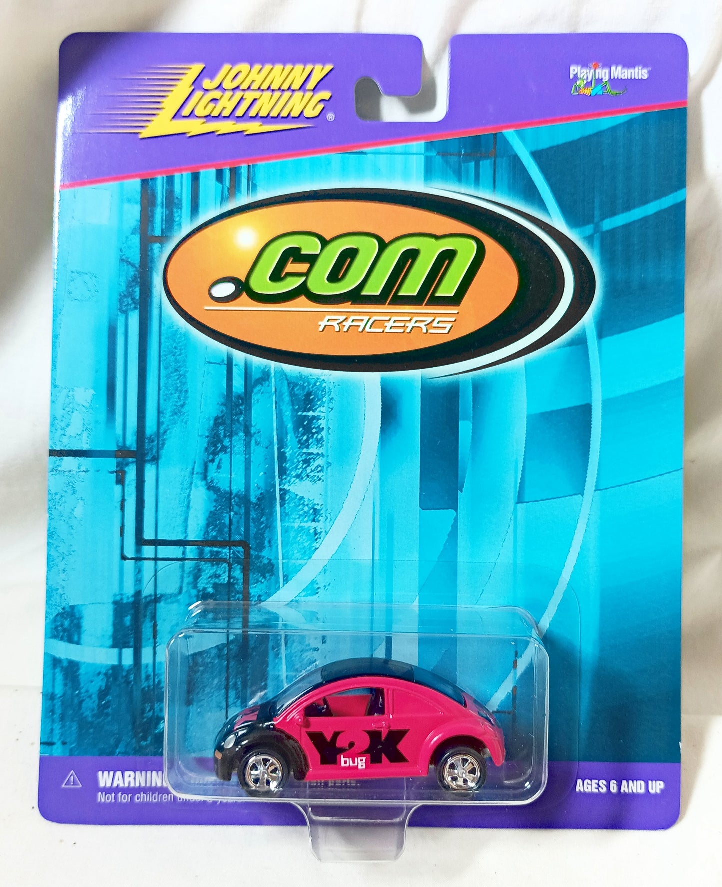 Johnny Lightning Dot Com Racers Y2K Bug VW Concept One Red - TulipStuff