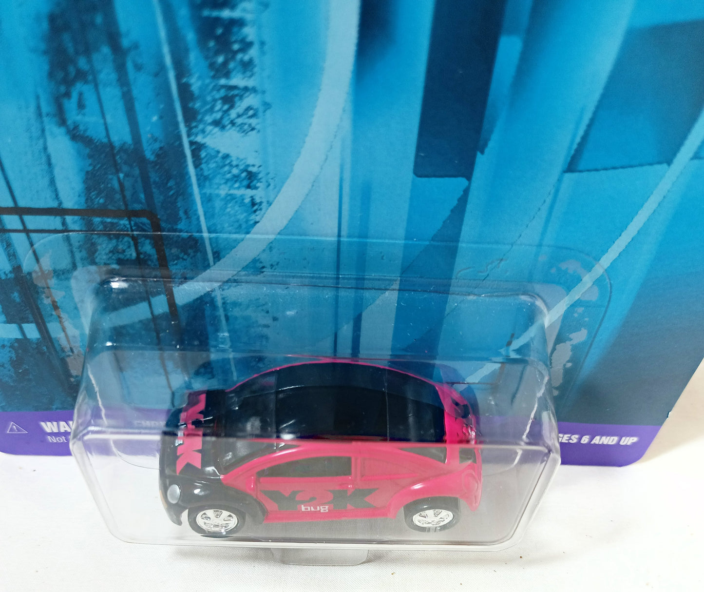 Johnny Lightning Dot Com Racers Y2K Bug VW Concept One Red - TulipStuff