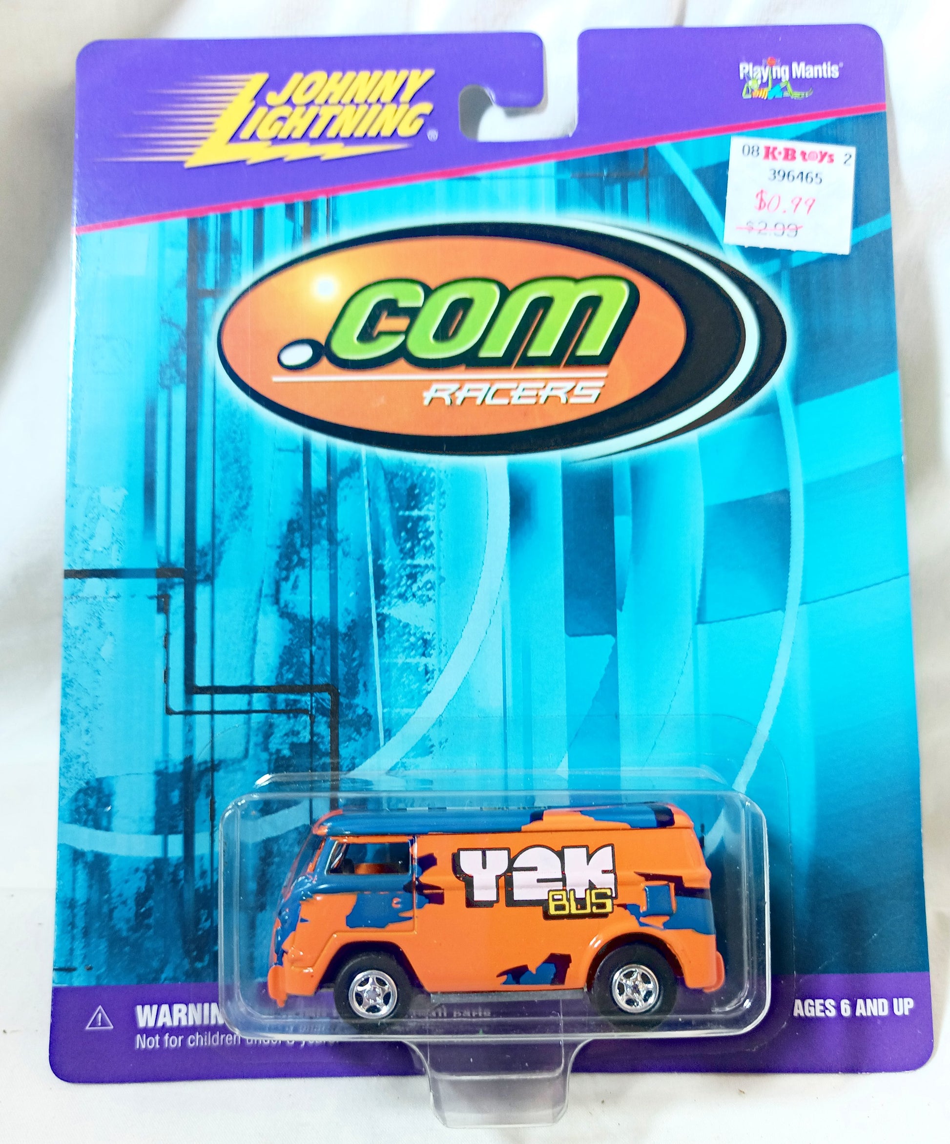 Johnny Lightning Dot Com Racers Y2K Bus 1960's VW Van Volkswagen - Tuliptuff