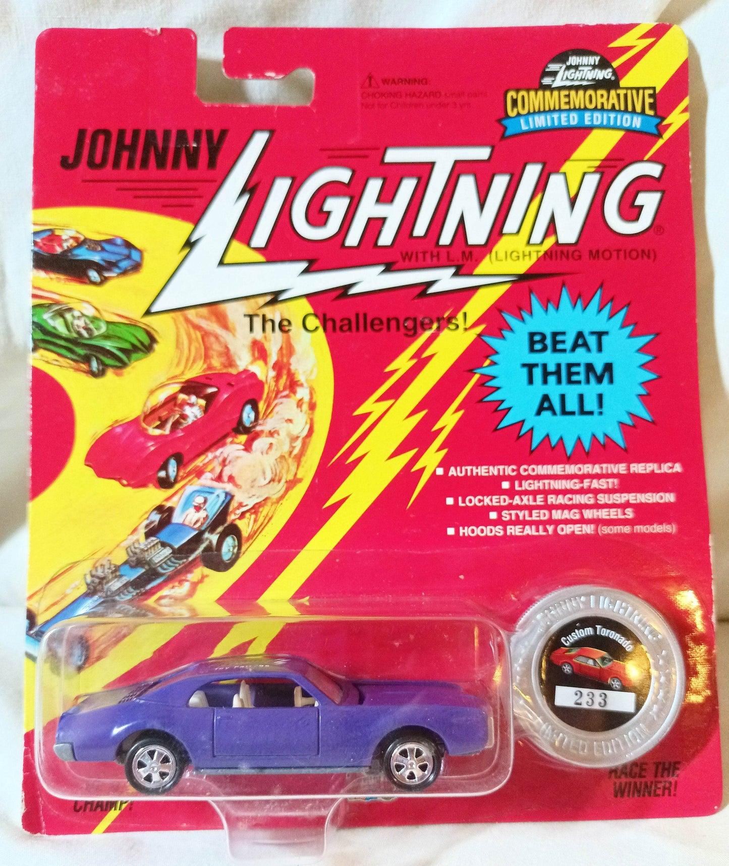 Johnny Lightning Custom Toronado Ride The Storm '96 Toy Fair Ltd Ed - TulipStuff