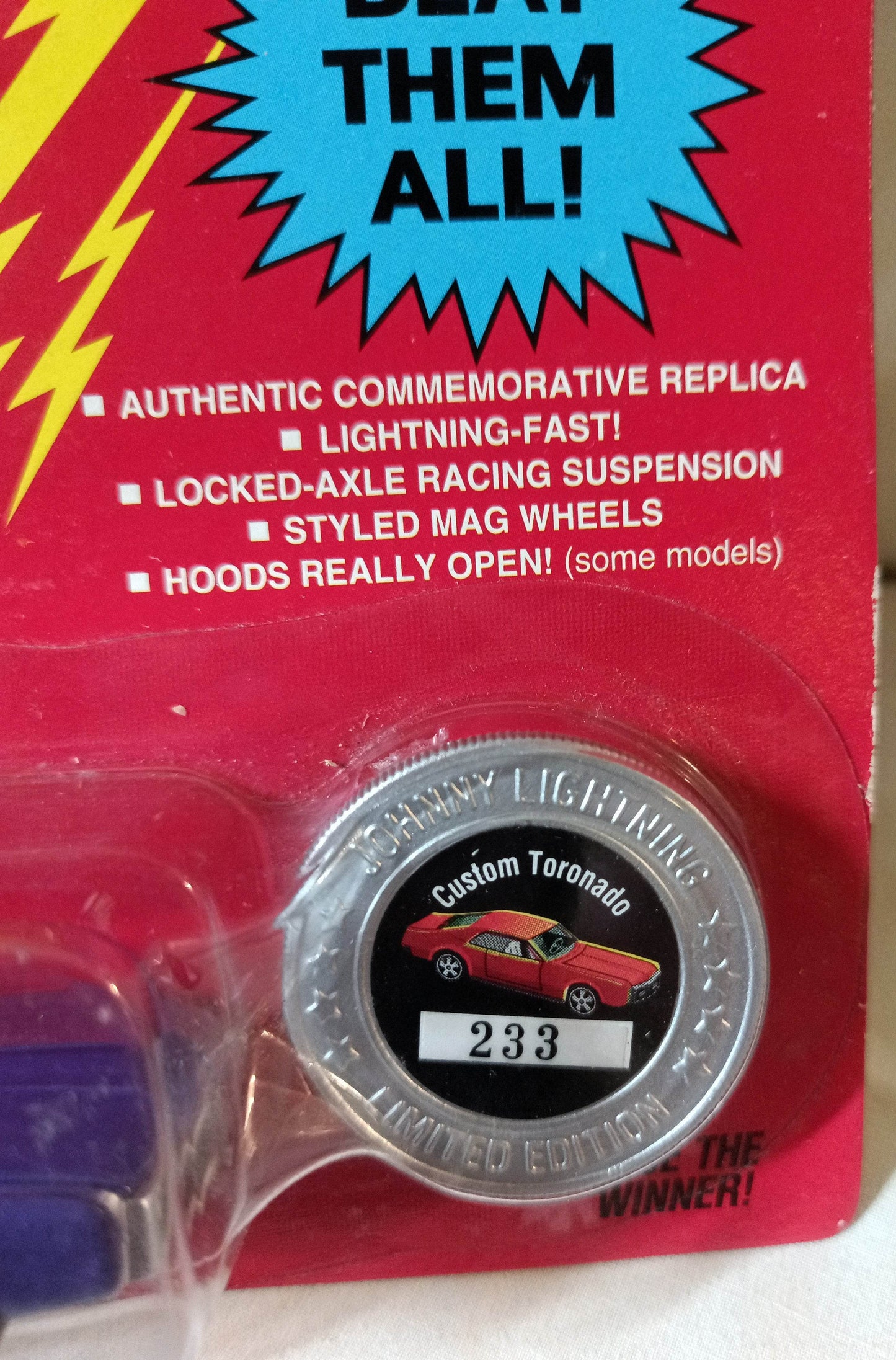 Johnny Lightning Custom Toronado Ride The Storm '96 Toy Fair Ltd Ed - TulipStuff