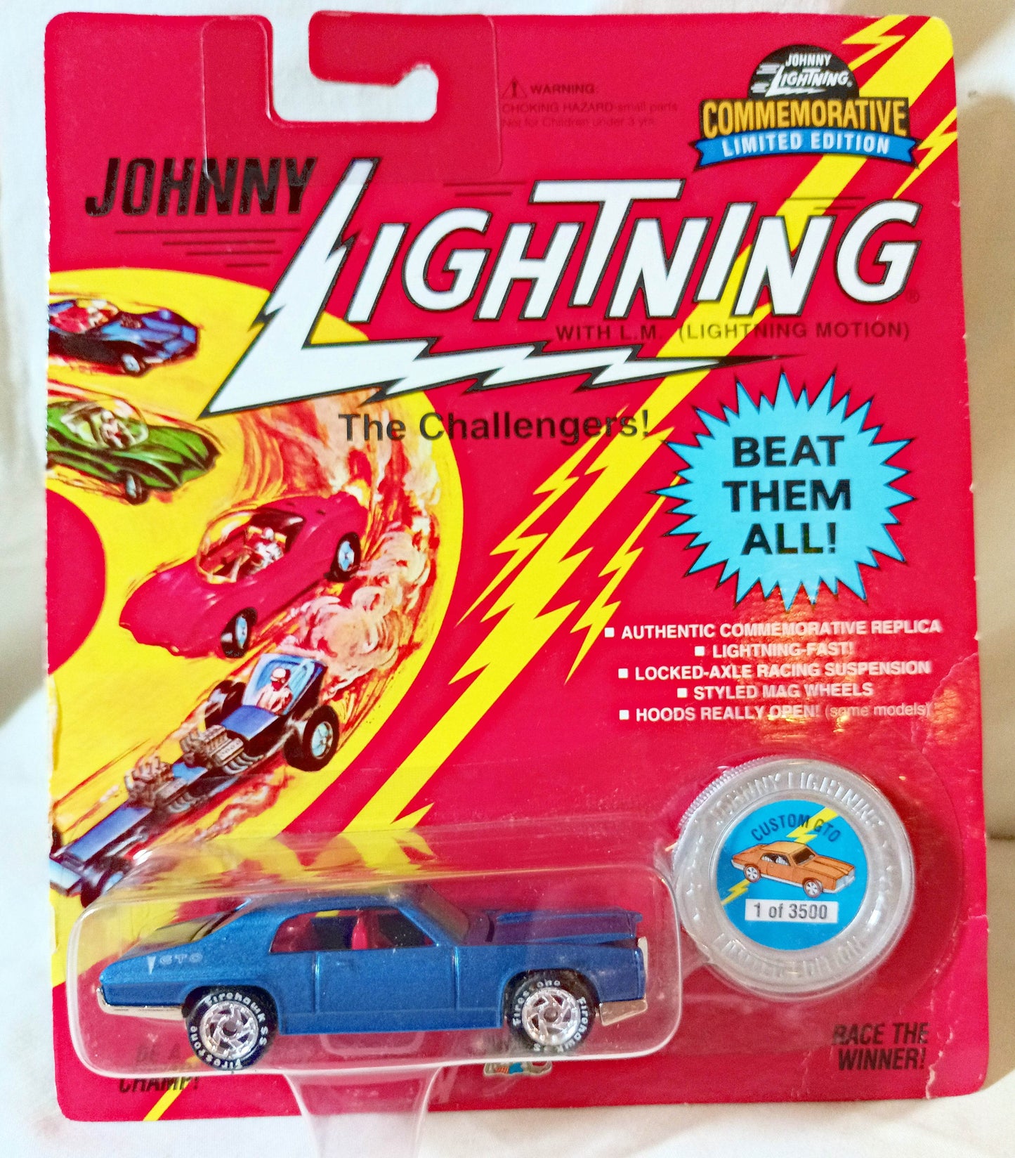 Johnny Lightning Commemorative Ltd Ed Custom GTO 1995 Seattle Toy Show - TulipStuff