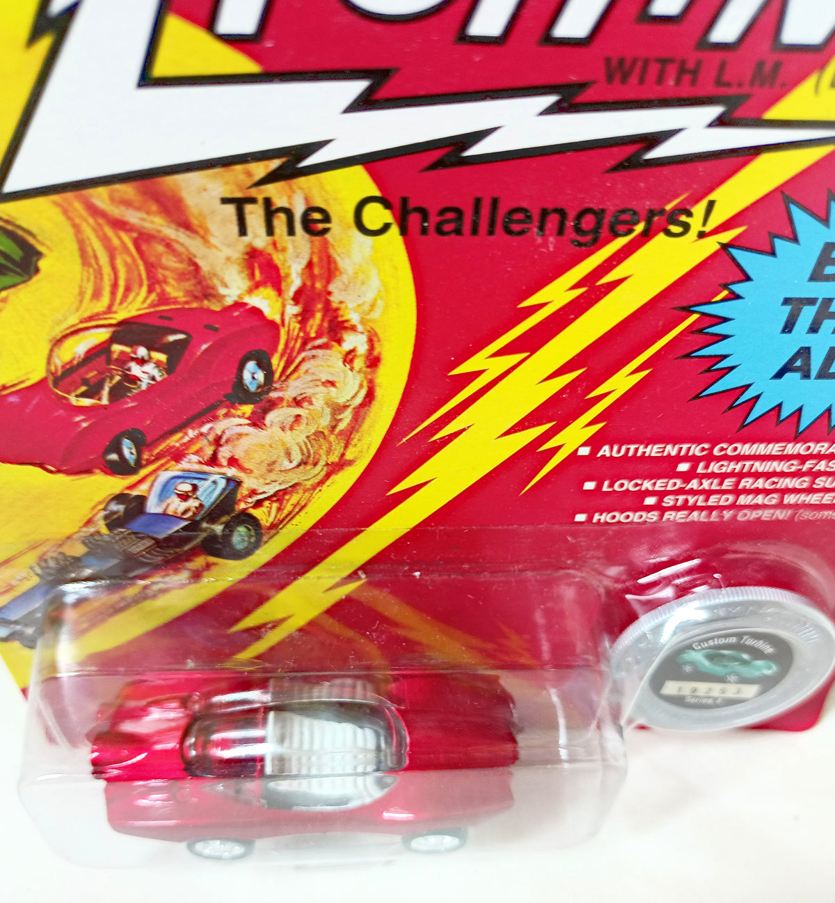 Johnny Lightning Commemorative Ltd Ed Custom Turbine Red 1995 - TulipStuff