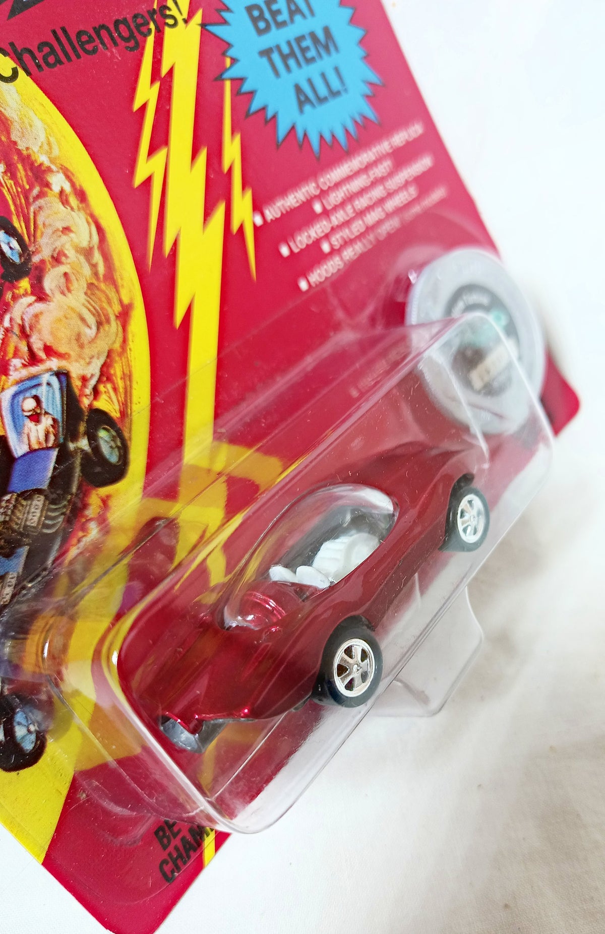 Johnny Lightning Commemorative Ltd Ed Custom Turbine Red 1995 - TulipStuff