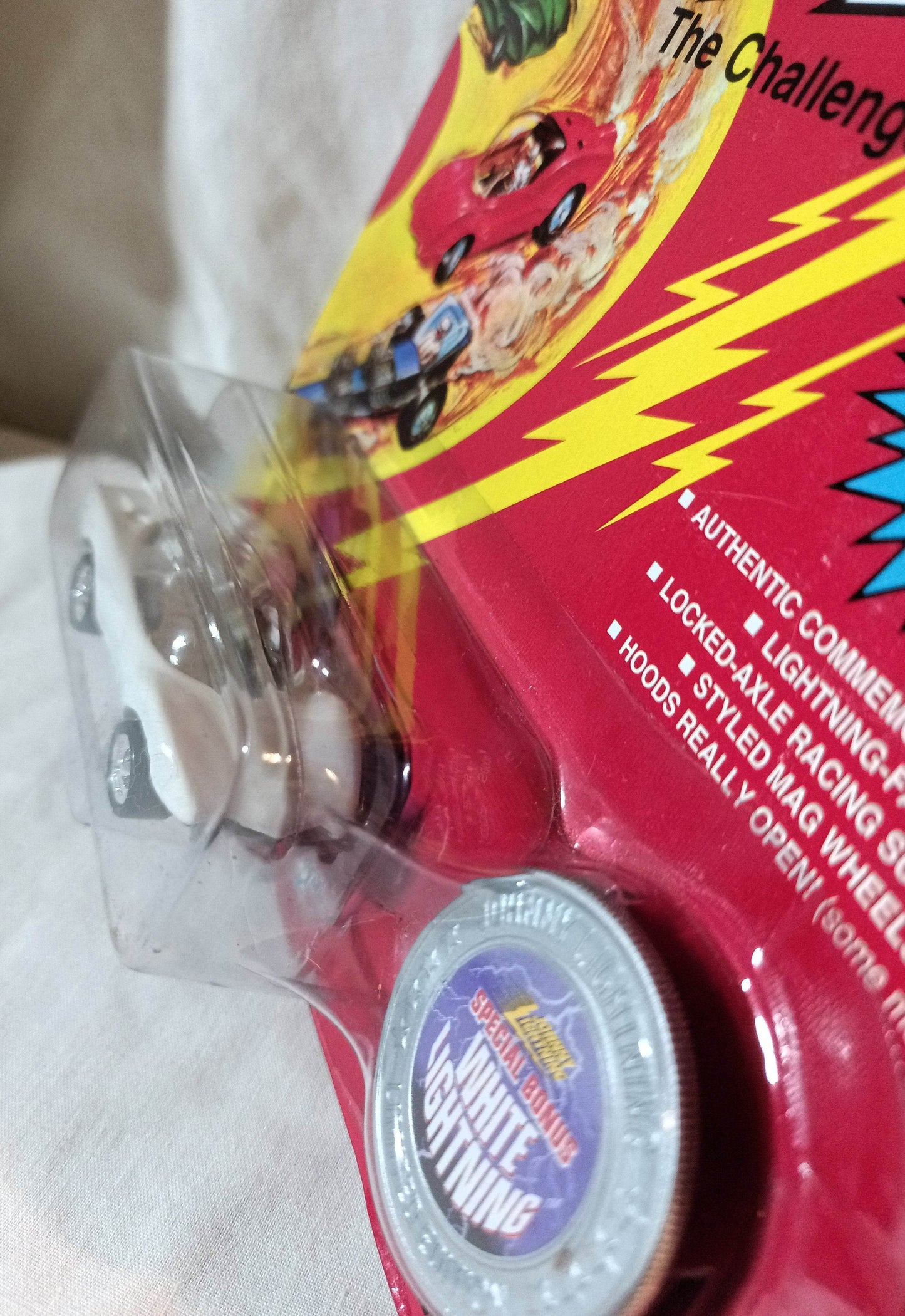 Johnny Lightning Commemorative Custom Turbine White Lightning 1995 - TulipStuff